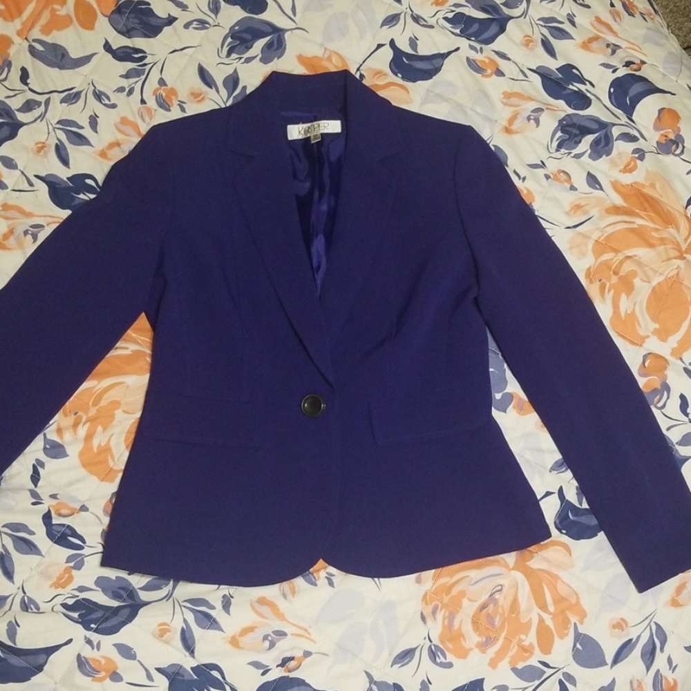 Royal blue Kasper blazer
